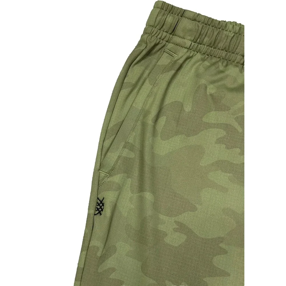 Rhone Reign Midweight Jogger Sweatpants Pants Green Camo Mens Small